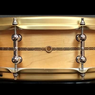 Tama TLM145SOMP 5x14" Star Reserve Vol. 1 Ltd. Edition Solid Maple Snare Drum 2010s - Matte Natural image 5