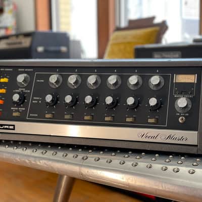 Shure VA-302-C Vocal Master Control Console 6-Channel PA Head with Reverb and XLR - Vintage Late-70s image 1