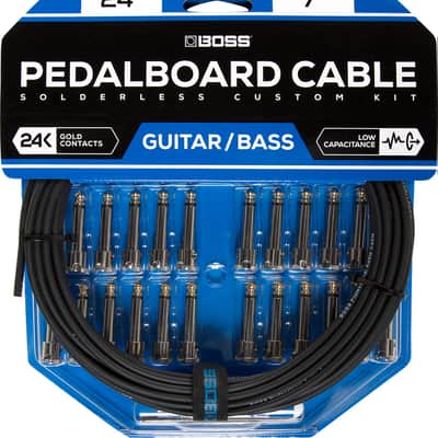 Lava Cable TightRope Solder Free Pedal Board Kit, Black