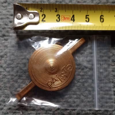 Paiste Rare, Collectable, Vintage top tie clip "gold coloured" 70s-80s  - Brass ( "Gold") image 9