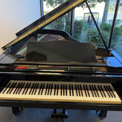 Terry Bozzio's Missing Persons 1983 Yamaha C7 Grand Piano. Polished Ebony image 3