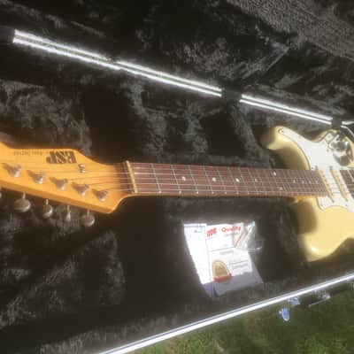 ESP pre lawsuit ⚖️ 400 series Strat 1980  - Olympic White image 3