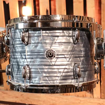 Gretsch Brooklyn Sky Blue Pearl Nitron Drum Set - 14x24, 9x13, 16x16, 6.5x14 image 4