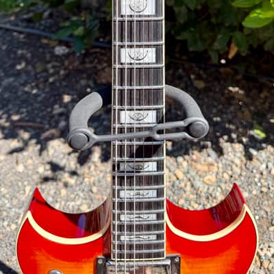 Woodrite Matt Pike Signature Warlord Flame Maple Top Cherry Sunburst w/OHSC image 11