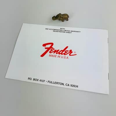Fender Lead I Guitar Owner’s Manual 1980 image 2