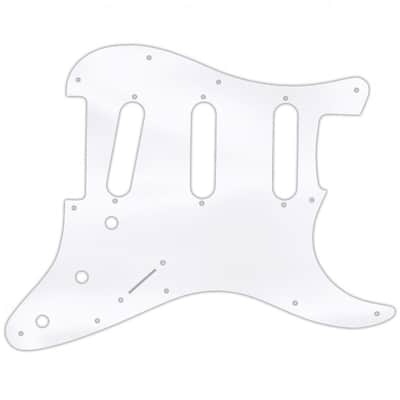 Pickguard For Fender Standard Strat - Clear Acrylic image 1