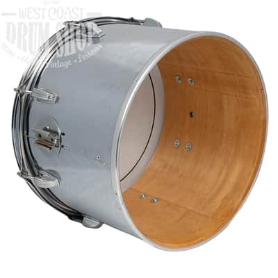 Used Ludwig 14x10 Vintage Classic Maple Concert Tom Chrome Over Wood Clearance image 3