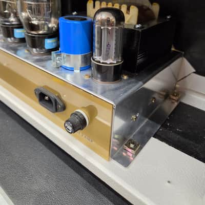 Ceriatone JTM45 Mk II Marshall Clone Guitar Amp Head - White W/ Road Case (C016-30) image 14