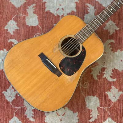 Vintage 1965 Martin D-18 Dreadnought Acoustic Guitar image 1