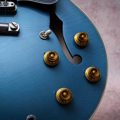 GIBSON USA Custom Shop Murphy Lab Custom Select '64 ES-345 Reissue Ultra Light Aged "Pelham Blue + Rosewood" (2024) image 8