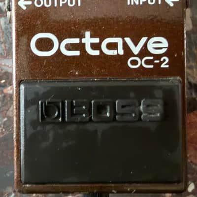 Boss OC-2 Octave (Black Label) 1991 Brown image 3