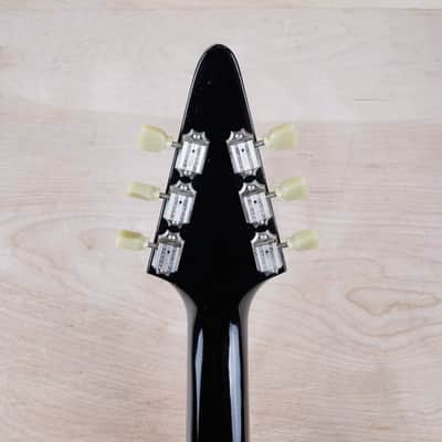 Gibson Flying V 2009 Ebony '67 Reissue Style w/ OHSC image 21