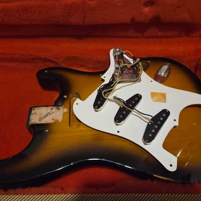 Vintage 1992 Fender Stratocaster American Vintage '57 (1957) Reissue Electric Guitar w/ Original Tweed Case, Paperwork! image 25