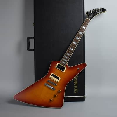 1996 Hamer Standard Sunburst Solidbody Explorer Electric Guitar w/OHSC USA! image 6