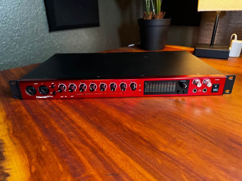 Focusrite Clarett 8Pre Thunderbolt Audio Interface 2010s - Red image 1