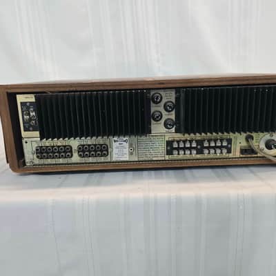 Fisher 304 2/4 Channel Stereo Receiver 1972 - Silver & Wood image 5