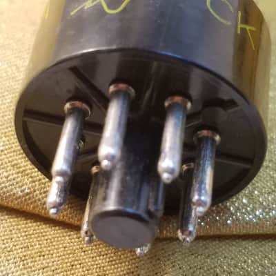 Sylvania 6SN7GTA tNOS AT1000 TESTED Vacuum Tube T8 Chrome top angled T plate 6SN7GTB dual triode 1954-1959 image 10
