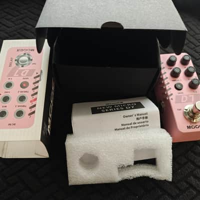 Mooer D7 Delay 2020 - Pink image 3