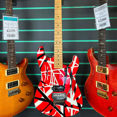 Charvel EVH Art Series Red/White/Black Stripe 2006 Electric Guitar image 2