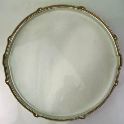 Leedy 15"Broadway Standard"Stick-Chopper Nickel NOB Snare Drum Resonant Rim/Hoop image 7