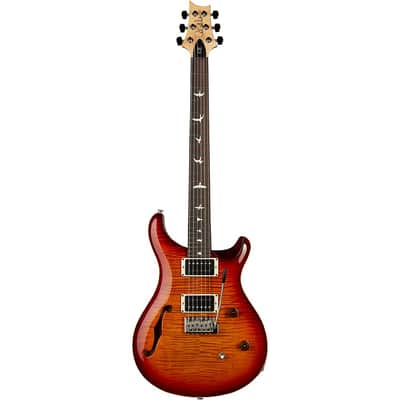 PRS CE 24 Semi-Hollow Electric Guitar - Regular Dark Cherry Sunburst image 3