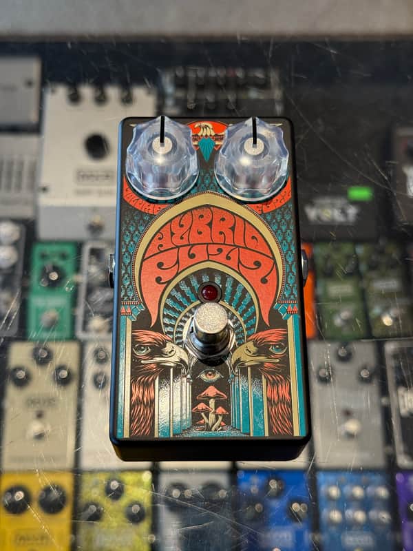 MXR CSP041 Hybrid Fuzz  - Present - Black / Teal Graphic image 1