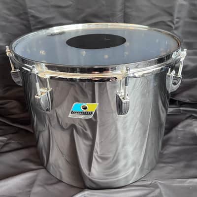 VINTAGE Ludwig 1970's Stainless Steel 8 piece Concert Tom Configuration image 17