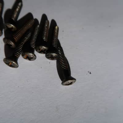 Eight Fender  Stratocaster pickup & Switch Screws relic aged  50's  '60's 71 RI Strat 62 58 image 5