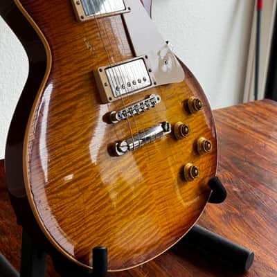Immagine Gibson Custom Shop Billy Gibbons "Pearly Gates" '59 Les Paul Standard (Murphy Aged) 2009 - Aged Heritage Cherry Sunburst - 3