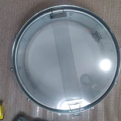 1960s pearl 14" snare drum  60s oval badge 10 lug image 6