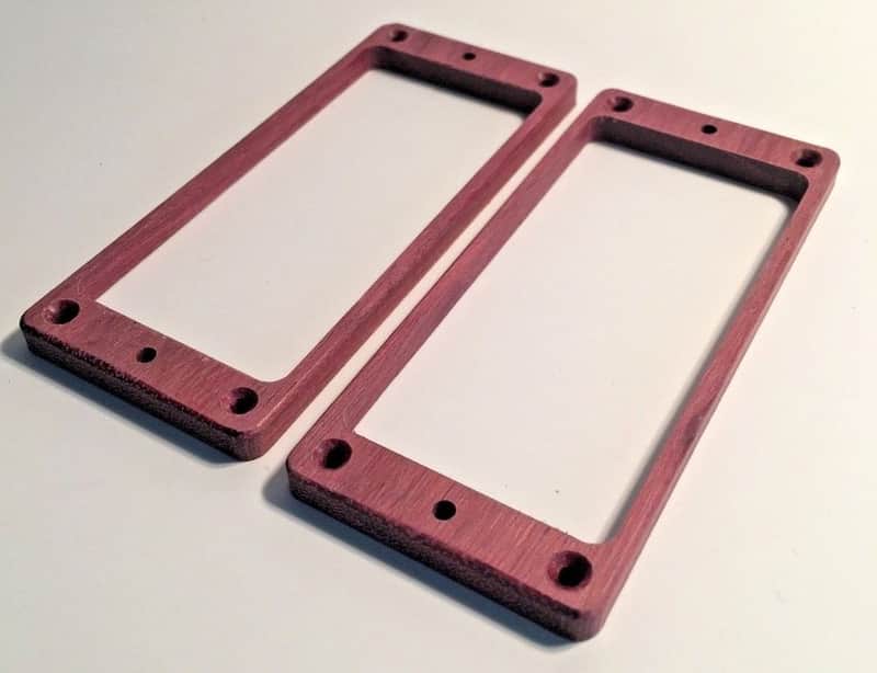 Guilford Purpleheart Seven 7 String Humbucker Pickup Ring Set - USA image 1