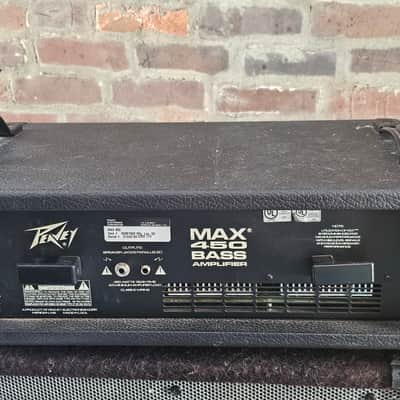 Peavey MAX 450 Bass Amplifier 450-Watt Bass Head 2000s - Black image 2