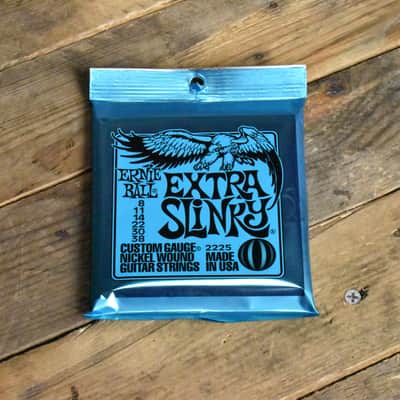 Ernie Ball P02225 Extra Slinky Electric Guitar Strings 8-38 image 1