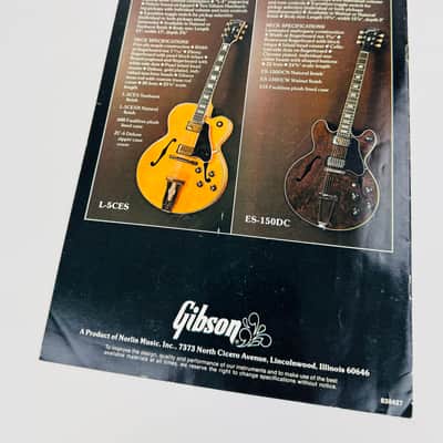 Gibson 5-Piece Instrument Series Brochure Pack – B.B. King, Roy Clark, Bill Withers & More 1975 image 12
