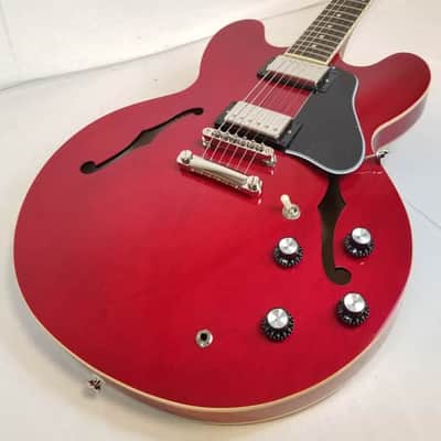 Epiphone ES-335 Semi Hollowbody Electric Guitar, Cherry image 5