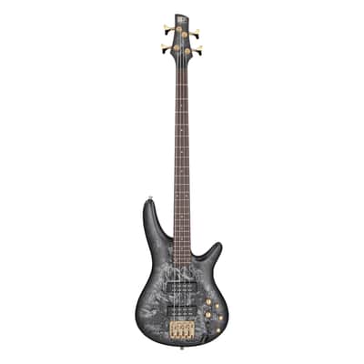 Ibanez SR300EDX-BZM SR Series Bass Guitar, Black Ice Frozen Matte image 3