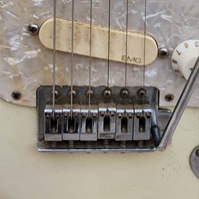 Fender Transitional Period (MIJ to MIM) Fujigen Stratocaster Olympic White 1990 MIM image 16