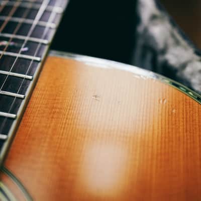 1970s Morris W-50 – Made in Japan | Rare 3-Piece Back | Martin D-45 Style | Good Condition | Hard Case image 10