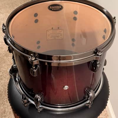 Tama Starclassic Maple 12x9" Tom - Dark Mocha Burst with Black Nickel Hardware image 7