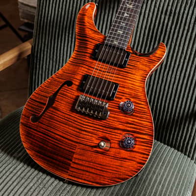 PRS Custom 24 Semi-Hollow Wood Library 10-Top image 3