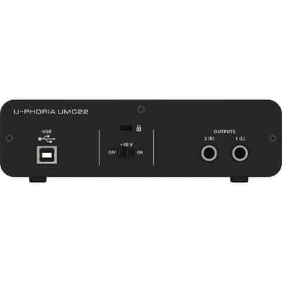Behringer U-Phoria UMC22 USB Audio Interface - USB Audio Interface image 4
