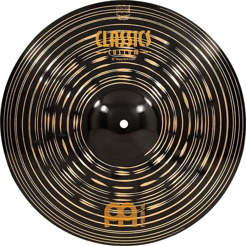 Meinl 16" Classics Custom Dark Heavy Crash Cymbal image 1