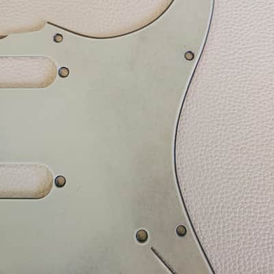 Fender Stratocaster Aged Relic 3 ply Pickguard Mint Green, 62 59-62 image 3