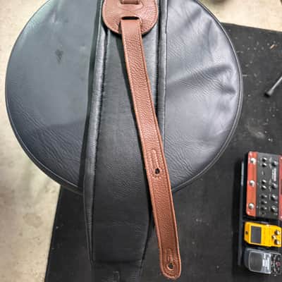 Levy's MSS2-4-DBR Signature Series 4.5" Garment Leather Bass Guitar Strap with Heavy Padding 2010s - Dark Brown image 2