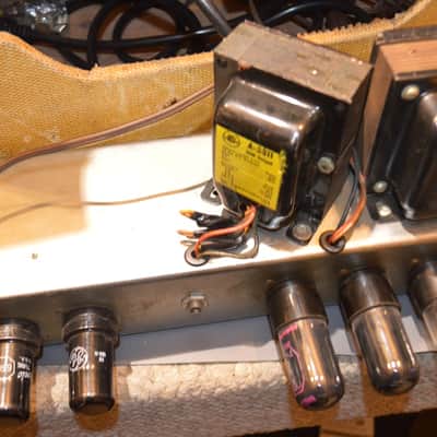 1950 Fender - Deluxe Wide Panel Tweed Amp image 17
