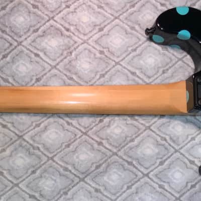 Final Reduction!  1986 Kramer Nightswan in Gloss Black with Blue Polka Dots! All Original! image 11