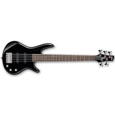 Ibanez miKro Series GSRM25 5-String Electric Bass Guitar, Black image 1