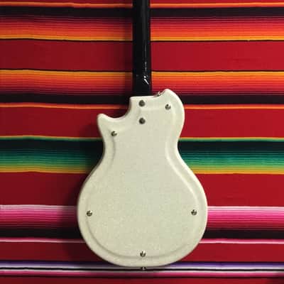 Supro 1572SW Belmont Single Pickup Americana Series Electric Guitar Sparkle White - 1572SW Belmont Single Pickup Americana Series Electric Guitar / Brand New image 5