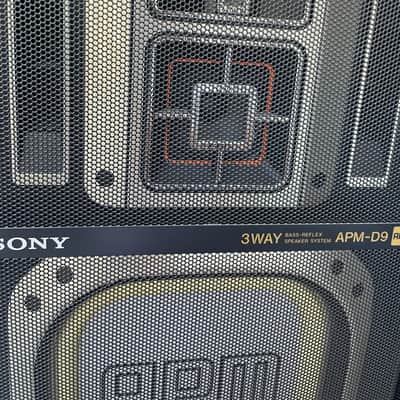 Vintage Sony APM-D9 Stereo Speakers 80s image 3