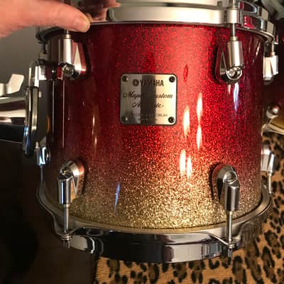 Yamaha Maple Custom Absolute 2000s - Candy Apple Fade image 4